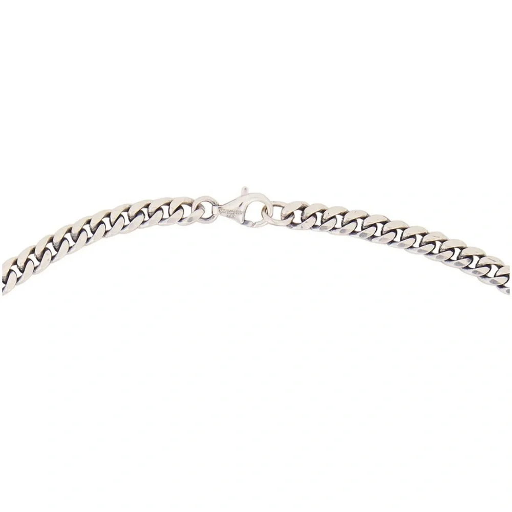 NWOT Serge de Nimes Curb Chain Necklace in Silver